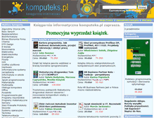 Tablet Screenshot of komputeks.pl